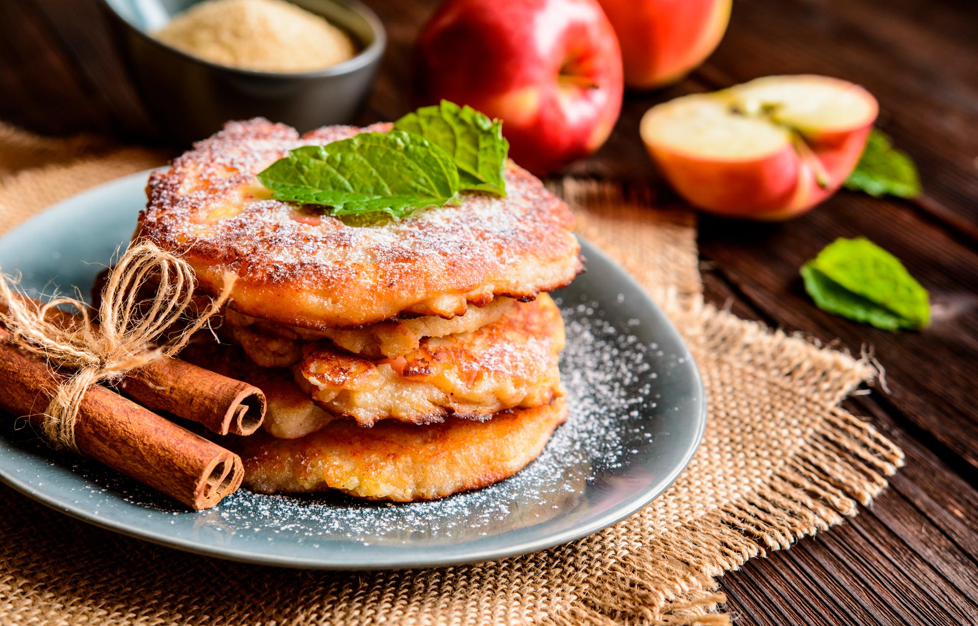 Cottage Cheese And Apple Pancakes Island Farms