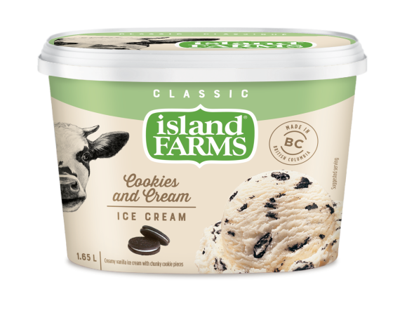 Island Farms Classic Cookies & Cream Ice Cream