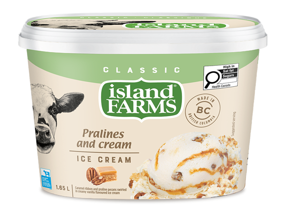 Island Farms Classic Pralines N Cream Ice Cream
