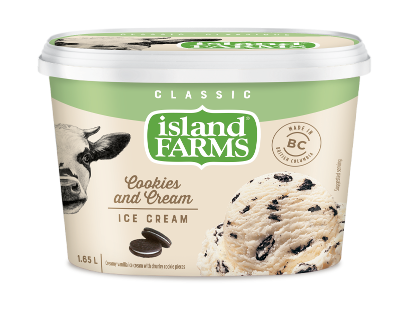 Island Farms Classic Cookies & Cream Ice Cream