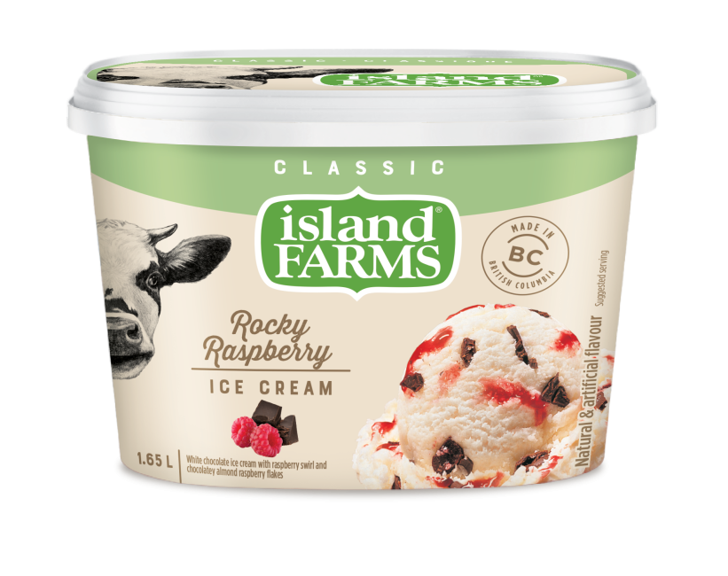 Island Farms Classic Rocky Raspberry Ice Cream