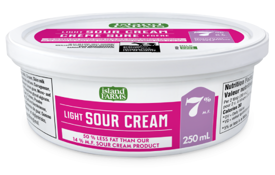 Island Farms 7% Light Sour Cream