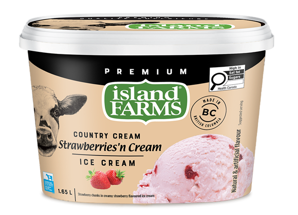 Island Farms Country Cream Strawberries ‘N Cream Ice Cream Island Farms Country Cream Strawberries ‘N Cream Ice Cream