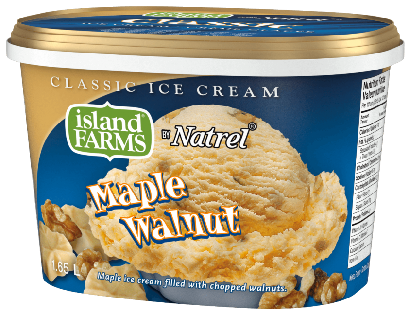 Classic Maple Walnut Ice Cream | Island Farms